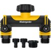 Hose Splitter 2 Way, Outside Tap Connector, Garden Hose Connector,