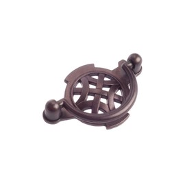 Richelieu Hardware BP2381964906 Provence Collection 2-17/32 in (64 mm) Center-to-Center, Anthracite Traditional Cabinet Pull, Anthracite