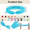 OLYCRAFT 18Pcs Stretchable Hat Bands Fashion Bow Tie Hat Bands