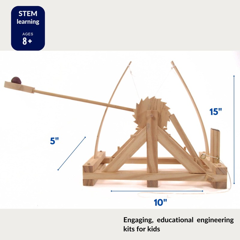 Pathfinders STEM Kits – Leonardo da Vinci Catapult kit |