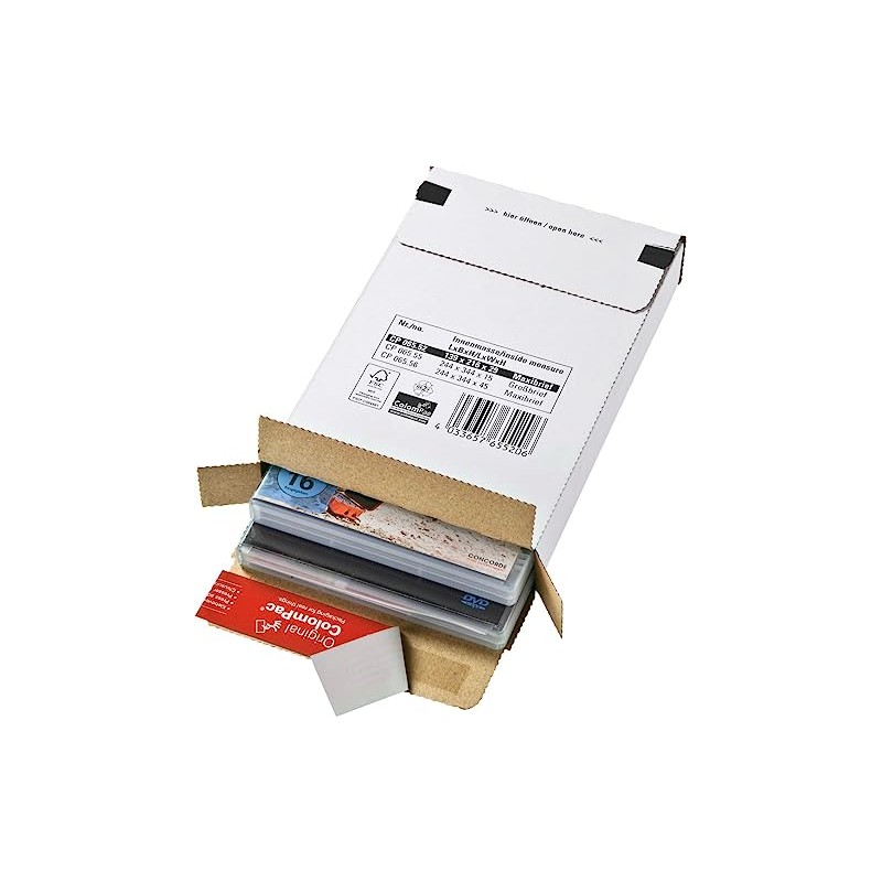 Shipping Box of Courier Package, Maxi Letter, Interior Dimensions 139