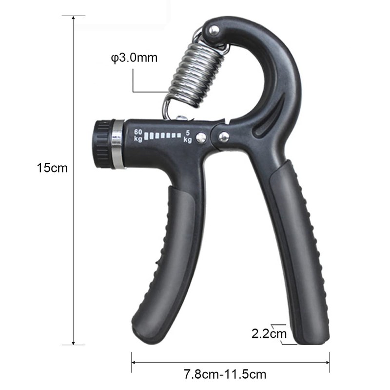 Jagowa Hand Grip Strengthener 5-60 KG Adjustable Grip Strength Trainer