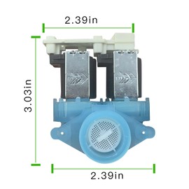 W11688995 W11036930 Washer Water Inlet Valve Assembly Compatible with Whirlpool Maytag Amana Lnglis Washing Machine Replaces W11316256 W11036930 AP7218603 W11486361 W11104751 W11316256CM AP6835737