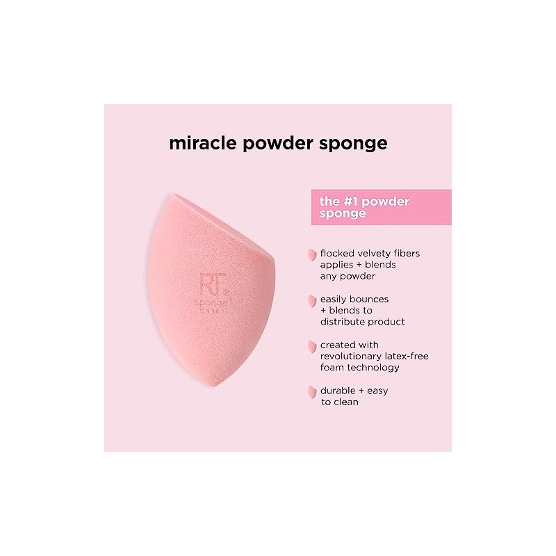 Real Techniques Beauty Makeup Blender Miracle Complexion and Makeup Power