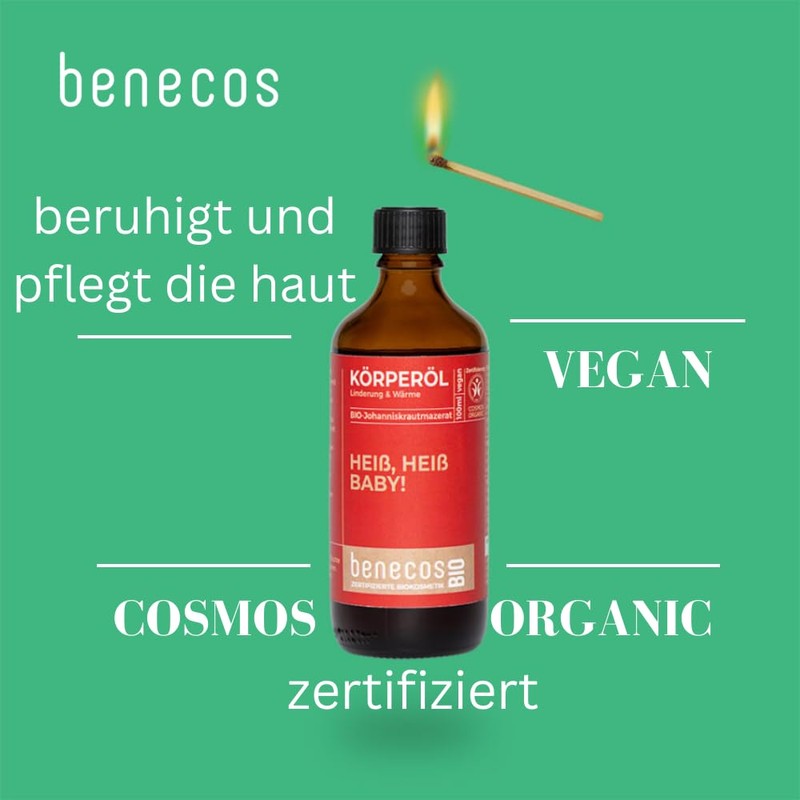 benecos Organic Body Oil Organic Macadamia Nut Oil Elegant Drops