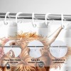 Printspree Highland Cow Easter Shower Curtain - 72x72 Inches Cute
