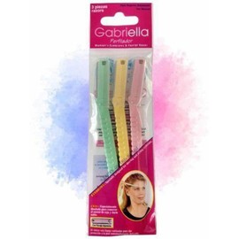PERFILADORES GABRIELLA CON EXELENTE FILO NAVAJA JAPONESA SET CON 3 PIEZAS PARA REMOVER EL ECCESO DE CEJA DEFINIR Y DARLE TU PROPIO ESTILO
