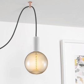 Home Sweet Home Ceiling Hook 3.5/3.5/4.8 cm Copper Ceiling Hook for Hanging the Cable Made of Metal Create Your Own Unique Lamp