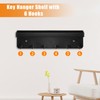 Mulaibdin 2 Stück Schlüsselbrett, Schlüsselboard mit Ablage, Schlüsselhalter Wand Ohne