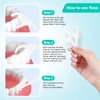 COCOBURI 50 Count Individually Wrapped Dental Floss Picks-Oral Care Flossers