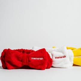 menorah skincare- Skincare Headband,Elastic Hair Wrap, for Face Washing, Spa, Makeup