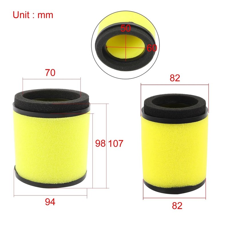 YJGZSVK Carburetor & 0470-355 Air Filter for Arctic Cat 250