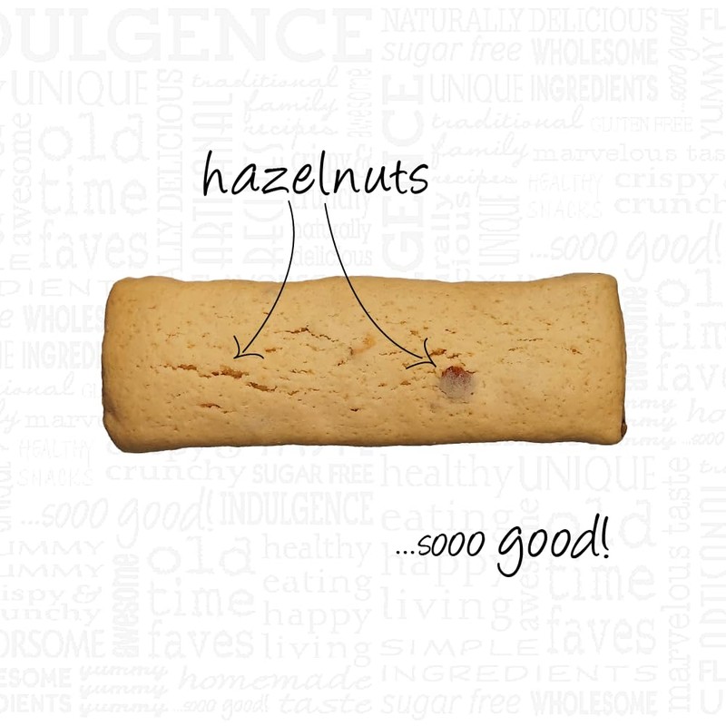 Aunt Gussie's - Spelt Sugar Free Hazelnut Biscuits - 4