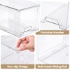 JollyPack 2 Pack Clear Stackable Storage Drawers, Easy to Assemble