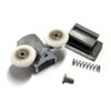 2 x Twin Bottom Zinc Alloy Shower Door ROLLERS/Runners/Wheels 23mm