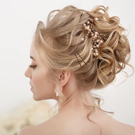 SHADECRAFT 150 Bobby Pins - 5cm Long Hair Pins for Women with Box - Hair Pins & Kirby Grips for Thicker & Strong Hair, Ideal Hair Clips Women for All Hair Types (Brown)