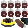 Pomsare Upgraded 80PCS Angle Grinder Sanding Discs with Drill Sanding