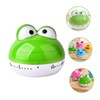 MAGICLULU 2pcs Cute Frog Mechanical Timer for Compact Countdown Clock