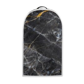 Annejudy Blender Covers for Kitchen Black Marble Print Food Processor Cover with Durable Handle, Dust Covers for Kitchen Appliances Stand Mixer or Coffee Maker Appliance Cover for Household