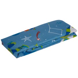 Bedlam - Supersonic -Easy Care Fitted Sheet | single Bed Size | Blue Bedding