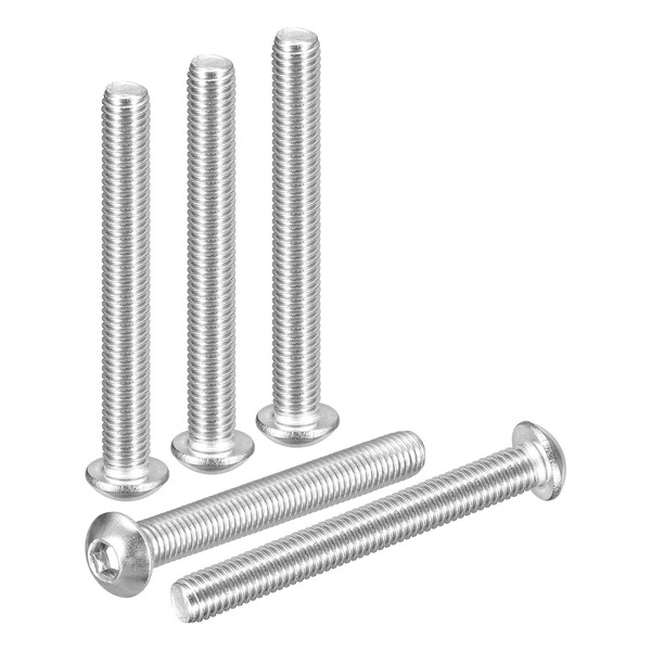 DTGN M8-1.25x65mm Button Head Socket Cap Screws - 5Pack -