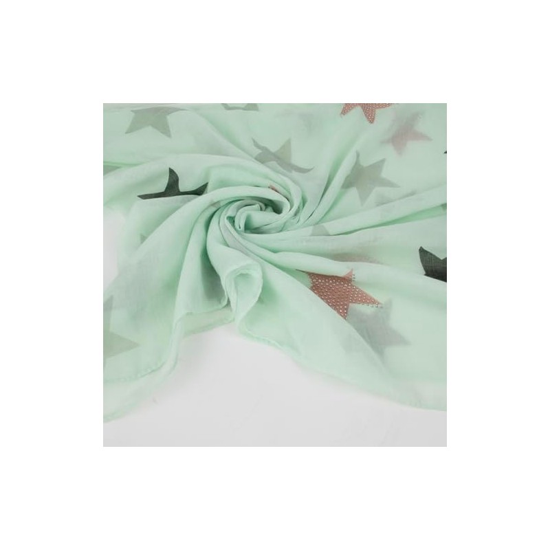 Gloop Leicghter S201703 Loop Scarf with Stars Pattern Various Colours,