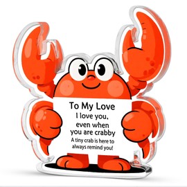 Acrylic Ornaments Birthday Gifts For Boyfriend For Boyfriend Birthday Unique Husband Gift Valentines Day Gift For Boyfriend inspirational gift Thank you Spiritual Gift For Women (To My Love I love you)