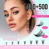 FADVAN Volume Lash Clusters Kit 280pcs DIY Eyelash Extension Kit
