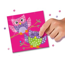 SES Creative 14119 Diamond Mosaics, Sparkling Craft Set for Children, Simple Diamond Art Diamond Painting Children