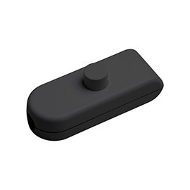 Meister Corded Intermediate Switch 1-Pole, 2 A, strain relief/Protective Conductor Terminal, Black, 7441240