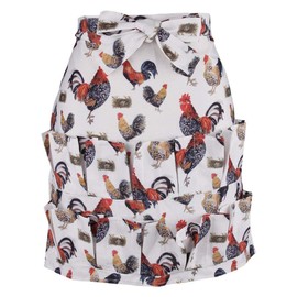 CCCYMM Farm Apron for Eggs Collecting, Chicken Egg Gathering Pocket, Perfect Holding Multiple Egg, B/12 pockets