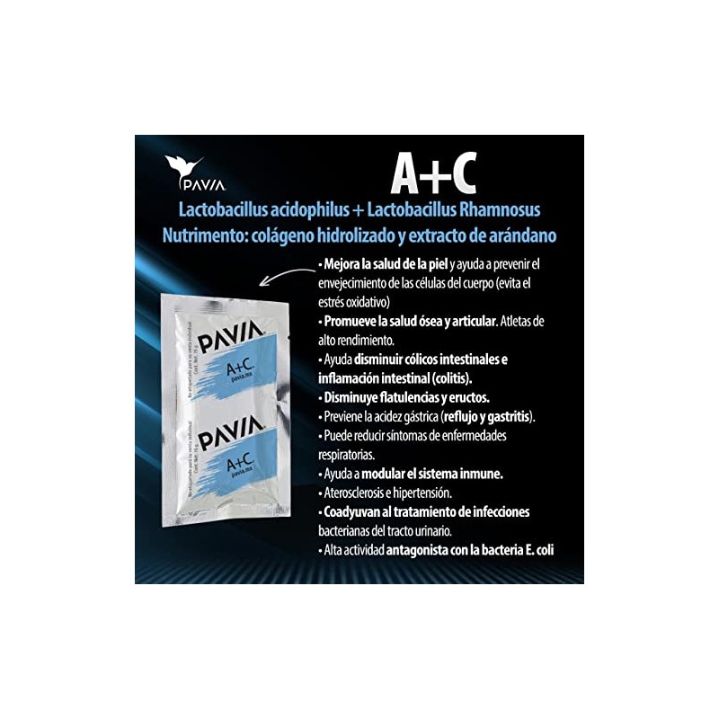 PAVIA Combo Nutricin DG FreeTX Omega 3 y AC Probiticos