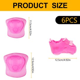 Lotsdonxia Kids Protective Gear Set – Adjustable & Comfortable Knee Pads, Elbow Pads, and Wrist Guards for Roller Skating, Scootering, Cycling Outdoor Sports Protection