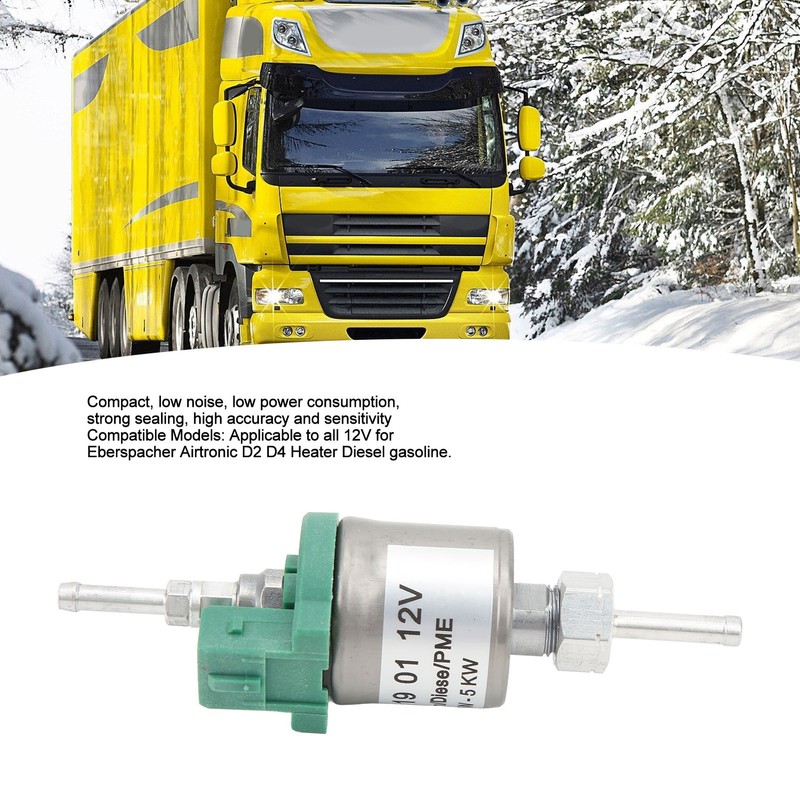 12V Diesel Heater Fuel Pump 1‑5KW 28ml Low Noise Strong