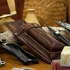 Tourbon Leather Garden Pruning Shears Folding Saw Double Holster Gardening