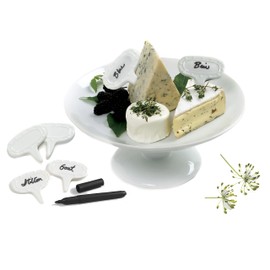 Norpro 347 Cheese Marker Set with Pen, 7-Piece,White
