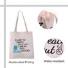 VAMSII Book Lover Tote Bag Book Shoulder Bag Funny Book