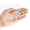 Sutemribor Nylon Flat Washer Assortment Set 600 Pieces, 9 Sizes