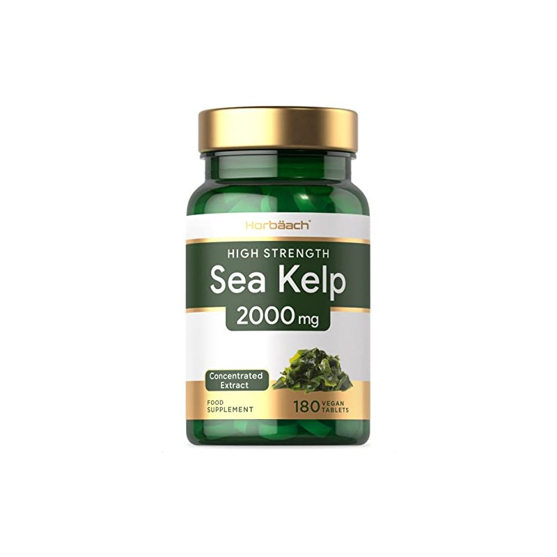 Sea Kelp 2000 mg | 180 Vegan Tablets | Natural