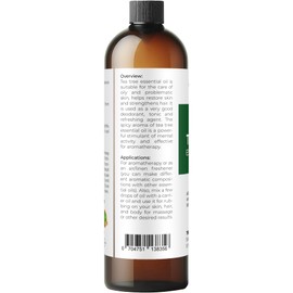 Tea Tree Essential Oil by Velona - 8 Fl Oz | Therapeutic Grade for Aromatherapy Diffuser Undiluted