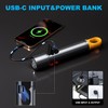 ADDplus Magnetic Flashlight Rechargeable,2000LM 5000mAh Flashlights High Lumens with 9