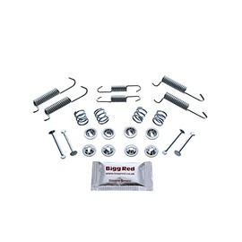 Bigg Red - Rear Parking Brake Shoe Fitting Kit - Compatible with Shogun, Pajero Shogun, Pajero Shogun Sport 1990-2007