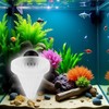 1 Pc White Cone Shape Aquarium Red Worm Fish Feeder