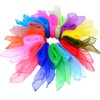 byou Dance Scarf, Dance Scarves 14 pieces Multicolor Square Juggling