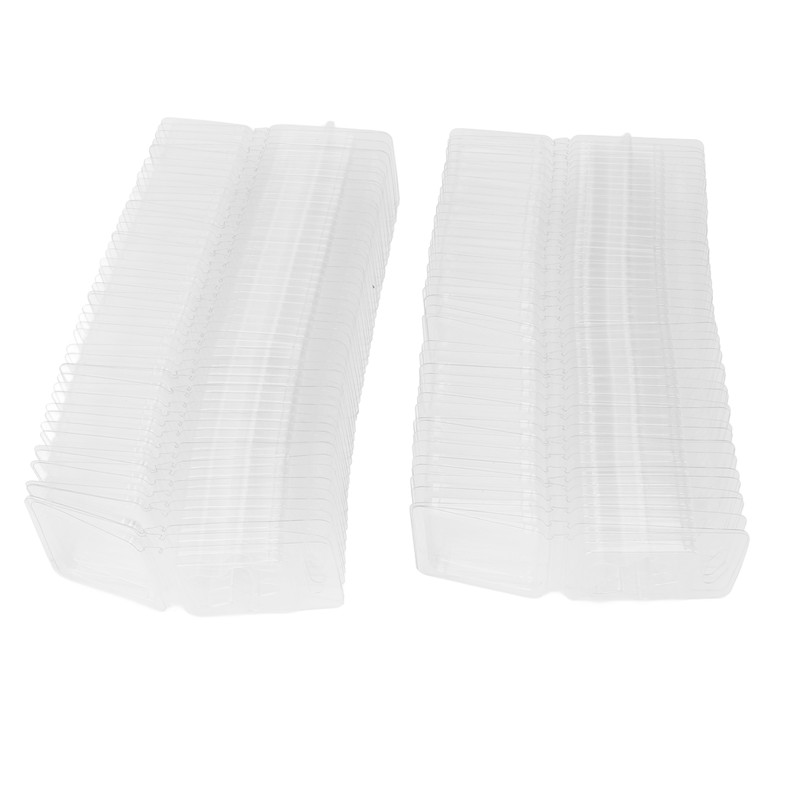 100 Packs Wax Melt Clamshell Molds Containers Clear Empty Plastic