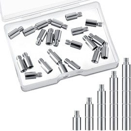 Hotop 40 Pcs Album-scrapbook Extension Posts Screws Album Accessories Tool Extension Replacements for Post-bound Refillable Book Binding Supplies Compatible with Photo Albums (2 Mm/ 0.47 Inch)