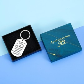 Grandparents Christmas Gifts Christmas Gifts for Grandpa Grandparents Birthday Secret Santa Gifts Keychain New Grandpa Granddad Papa Granddaddy Gifts from Granddaughter Grandson Father's Day