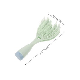 Mikinona Hair Brush Curved Vented Hairbrush Hair Brush for Wet or Dry Hair Styling Brush for Curly Straight Hair
