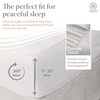 Threadmill 100% Cotton Hypoallergenic/Breathable/Stain-Resistant, 500 Thread Count, Solid 4-Piece Bed