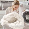 Homaxy High Pile Fluffy Rug Non-Slip Underside Washable Small Rugs